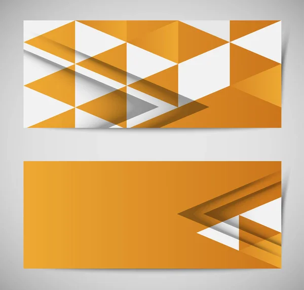 Banderas modernas abstractas — Vector de stock