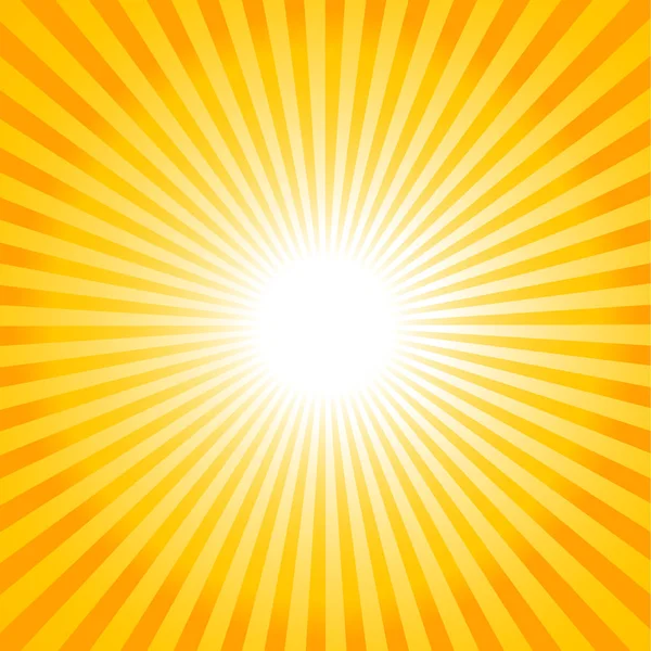 Sun ray achtergrond — Stockvector