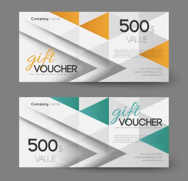 Hediye çeki şablonu