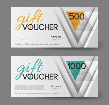 Hediye çeki şablonu