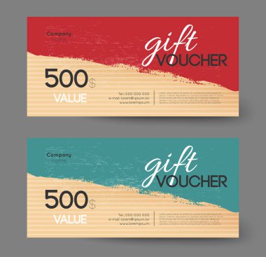 Hediye çeki şablonu