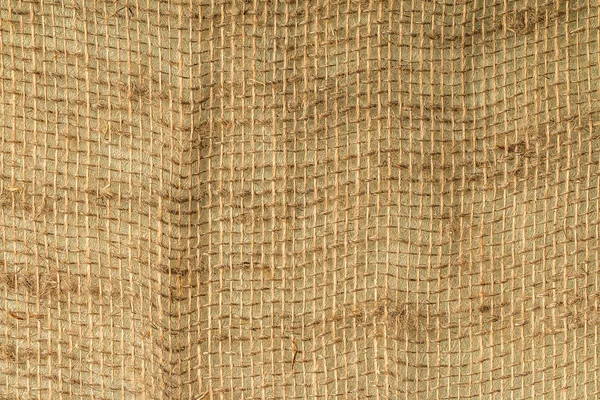 Lino natural rayado sin color texturizado saqueo fondo de arpillera — Foto de Stock