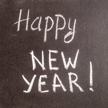 mutlu yeni yıl, 2016 kara tahta üzerinde
