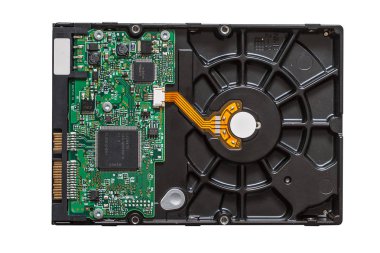  Beyaz arka plan üzerinde eski Sabit Disk sürücüsü