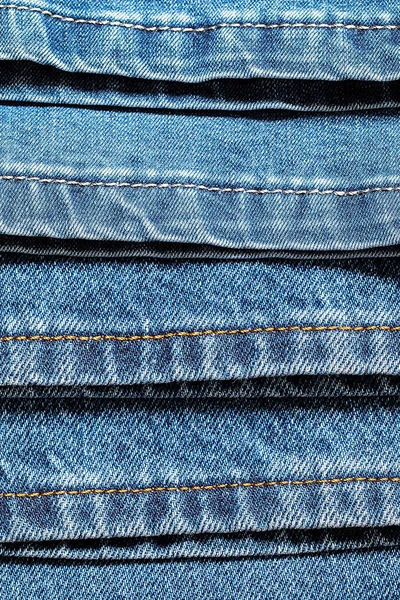 Jeans fundo fronteira com espaço de cópia — Fotografia de Stock