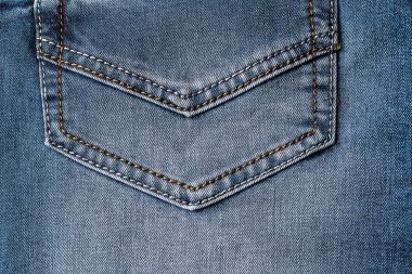 Mavi jeans kumaş dokusu arka plan. 