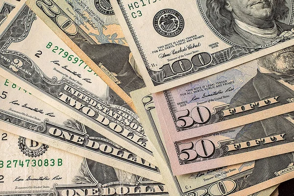 Υπόβαθρο χρήματα από δολάρια ΗΠΑ — Φωτογραφία Αρχείου