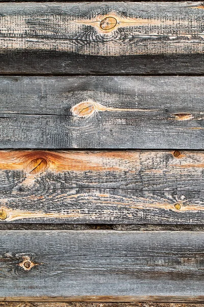 Pared de troncos de madera de antigua casa rural — Foto de Stock