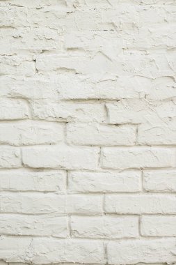 arkaplan için beyaz tuğla duvar dokusu