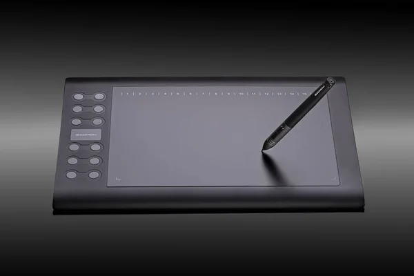 Izjevsk Rusland Maart 2020 Digitale Grafische Tablet Met Pen Voor — Stockfoto