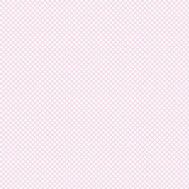 Polka noktasız desen. Pembe arka planda beyaz noktalar.