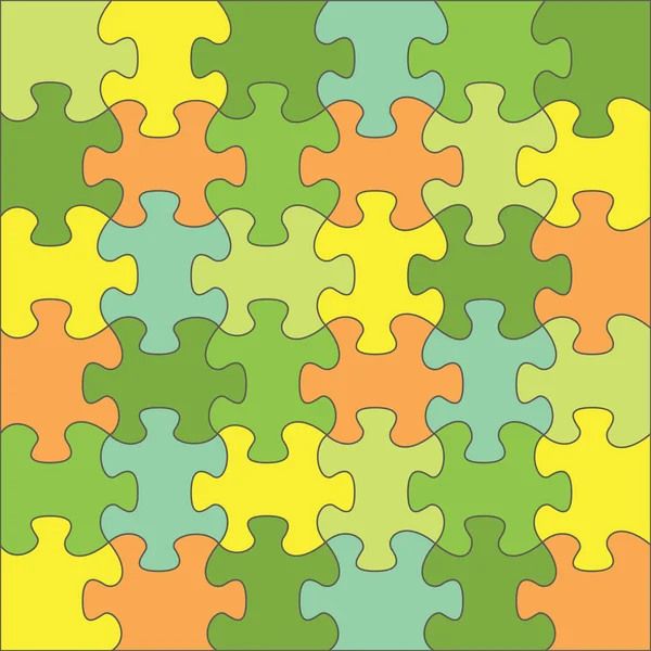 Kolor puzzle - wektor zadanie dla myślenia — Wektor stockowy