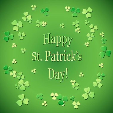 yeşil arka plan - saint patrick gününü - vektör