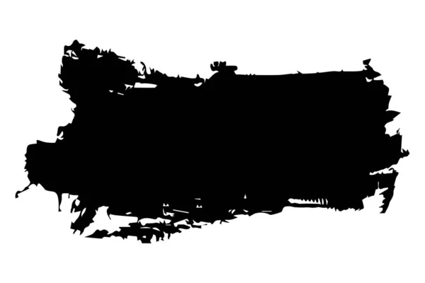 Vektorabbildung, Tintenstrich schwarzer Hintergrund, isoliert auf wh — Stockvektor