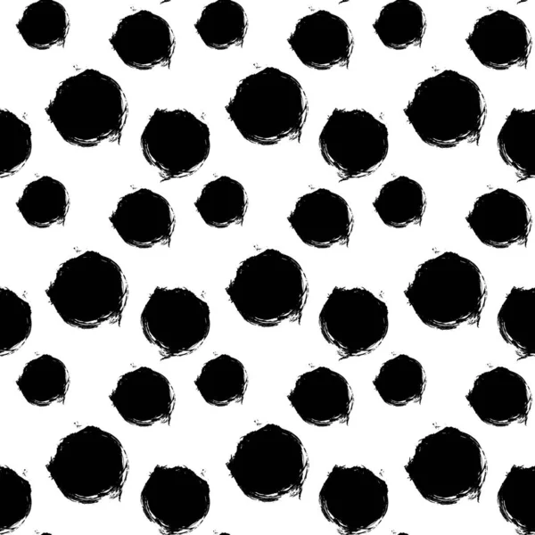 Black spots on a white background isolated pattern, stock vector