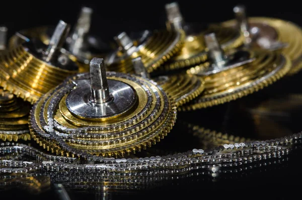 Watch Repair: Vintage Pocket Watch Fusee Chain Coiled Around the Fusee Cone