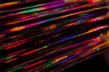 Özet: Parlak ve renkli Noel ışık yansımaları