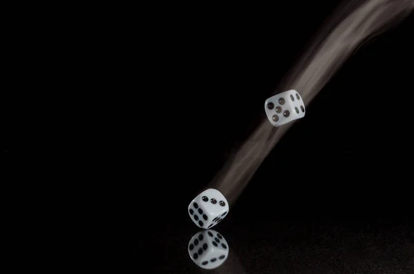 Risking All Roll Dice — Stock Photo, Image