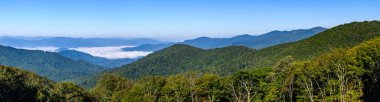 Appalachian Dağ Manzarası Blue Ridge Parkway boyunca