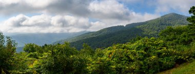Appalachian Dağ Manzarası Blue Ridge Parkway boyunca