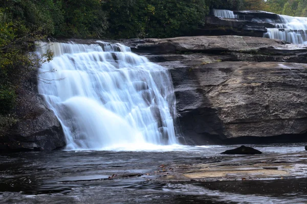 Triple Falls Nella Foresta Ricreativa Dello Stato Dupont — Foto Stock