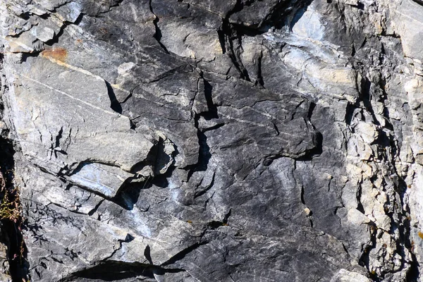 Аннотация Природы Шаблон Созданный Трещинами Трещинами Твердой Скальной Стене — стоковое фото
