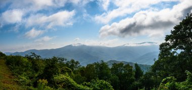 Appalachian Dağ Manzarası Blue Ridge Parkway boyunca
