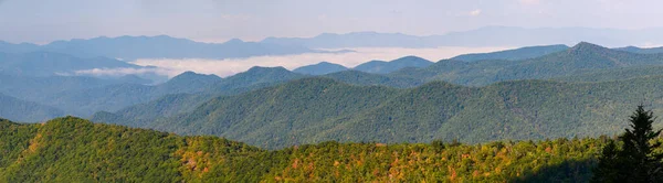 Outono Nas Montanhas Apalaches Vista Longo Blue Ridge Parkway — Fotografia de Stock