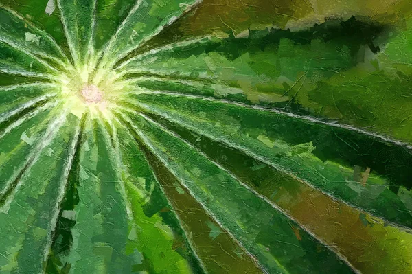 Estilo Impressionista Obra Arte Natureza Abstract Close Look Delicate Green — Fotografia de Stock