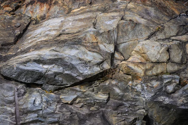 Naturaleza Resumen Patrón Creado Por Grietas Grietas Una Pared Roca — Foto de Stock