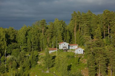 Stockholm adalar parlak gün
