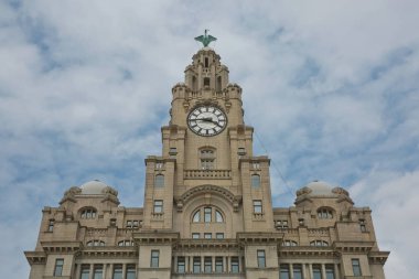 Liverpool 'un Tarihi Karaciğer Binası ve Saat Kulesi, Liverpool, İngiltere