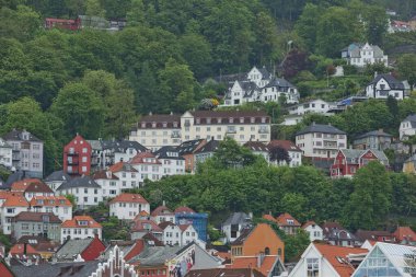 Bergen fiyort rıhtımında sıra sıra inşa edilmiş eski hansatik ahşap evler UNESCO Dünya Mirası sahasında ve turistler arasında çok popüler.