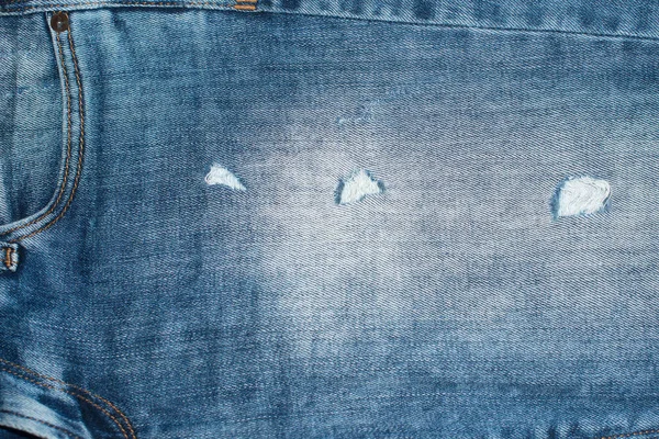 Texture of denim and stitch for background — Stock Photo, Image