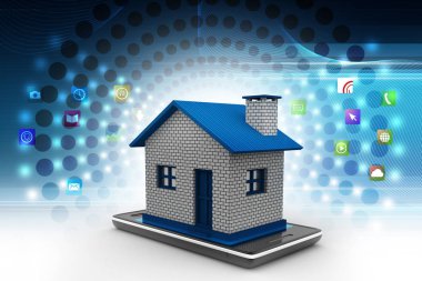 akıllı telefon ile ev 3D çizimi