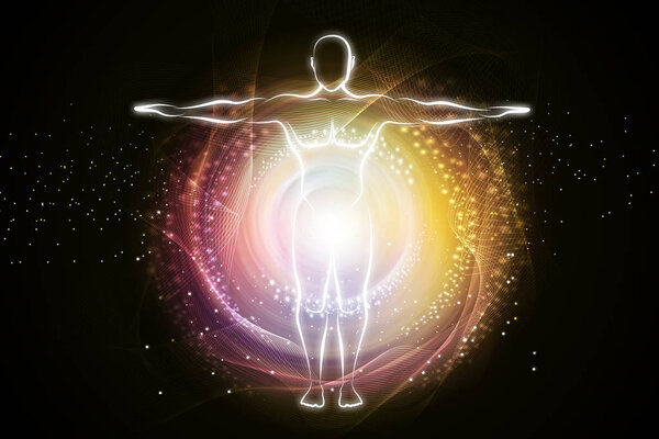 digital illustration of  Human body