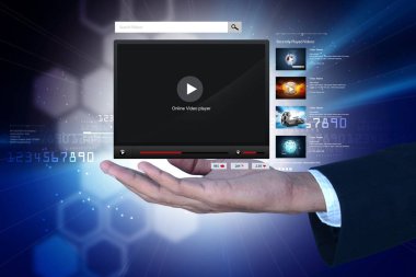 adam tıbbi teknoloji kavramı gösterilen dijital illüstrasyon 