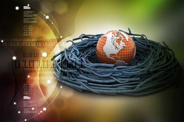 3D illustratie van internationale investeringen en mondiale financiële — Stockfoto