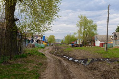 6 Mayıs 2017: Bir sokak evleriyle köyü Kivsert-Yani içinde