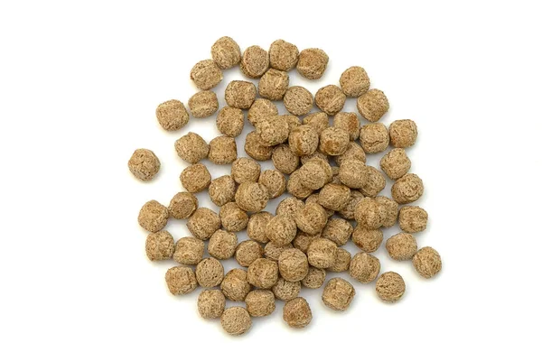 Pile of rye balls on a white background — Stock Photo, Image