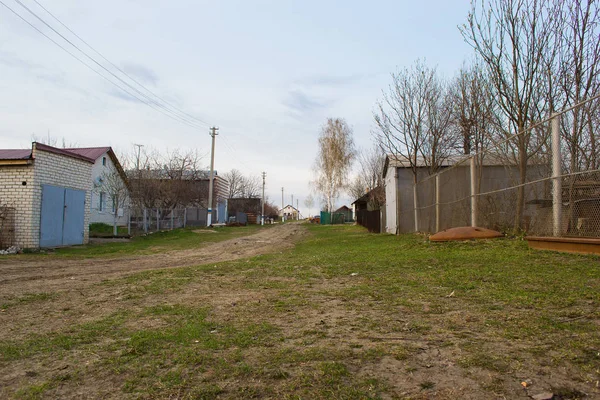 2 maj 2013: Foto av en gata med privata hus — Stockfoto