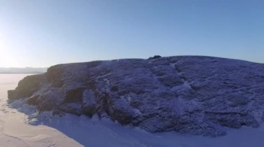 Hava hava anket. Kış. Deniz Baykal. Küçük deniz