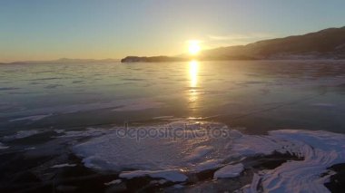 Hava hava anket. Kış. Deniz Baykal. Küçük deniz