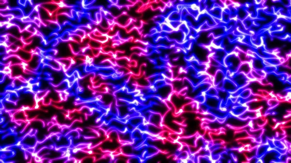 추상적으로 흐르는 분홍색 과 파란색 프랙탈 에너지 웨이브 - 추상적 인 배경 질감 — 스톡 사진