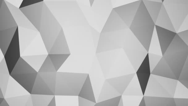 Simple brillante abstracto triangular superficie cuadrícula azulejo formas en movimiento - 4K Seamless Loop Motion fondo animación — Vídeo de stock