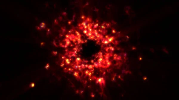 거대 한 블랙홀 주위를 배회하는 뜨거운 갱 - 노골적 인 배경 텍스처 — 스톡 사진