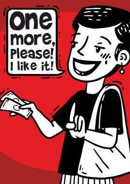 güzel kız posteri çizgi roman bir daha lütfen