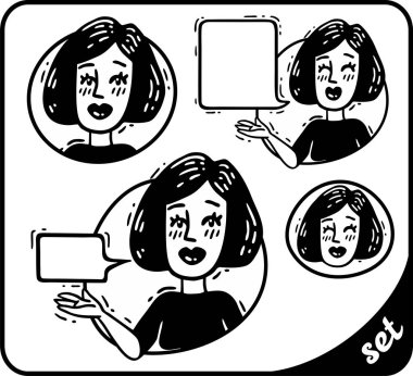 kadın çizgi roman Set diyor