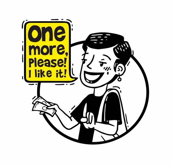 çizgi roman kız bir tane daha lütfen daire öder