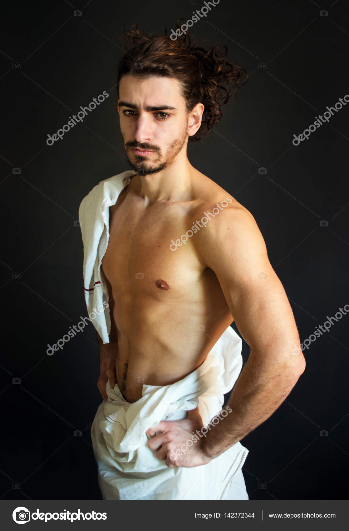 guy half naked Guy half naked